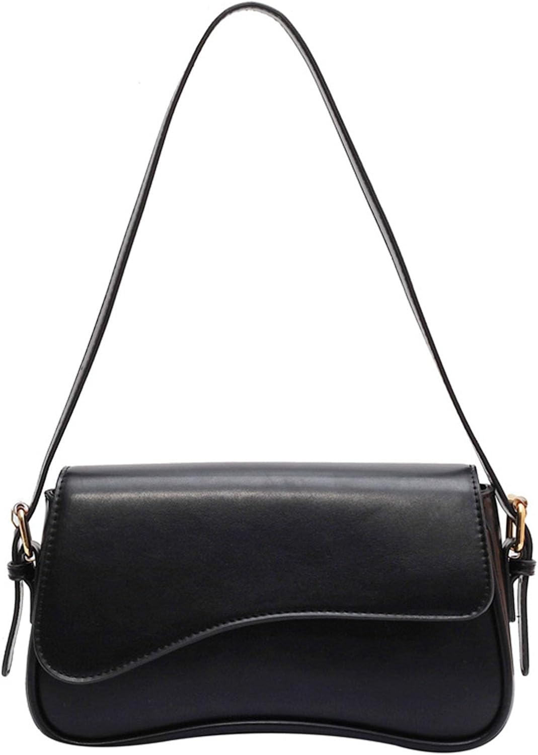 Shoulder Bag for Women Trendy Purse egan Leather Handbags Clutch Saddle Bag with 2 Remoable Strap