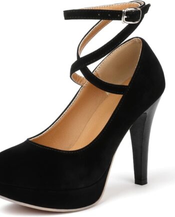 Fashion Vintage Women Small Bowtie Platform Pumps Ladies Sexy High Heeled Shoes