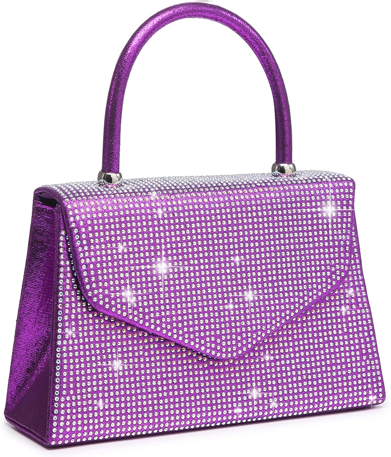 Women Evening Bag Party Clutches Wedding Purses Cocktail Prom Handbags with Frosted Glittering